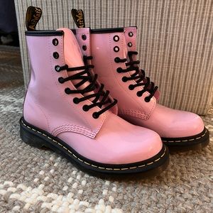 Pink Patent Leather Doc Martens